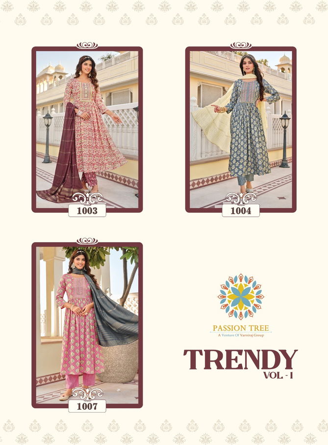 Trendy Vol 1 Passion Tree Naira Cut Kurti With Bottom Catalog